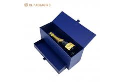 China  XL Packaging Custom Packaging Box Factory Two Layers Glass Bottle Packaging Box Customized Paper Wine Box With Magnetic Lid supplier