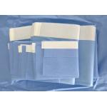 Adult Care Custom Surgical Packs , Green White Medical Mayo Stand Cover for sale