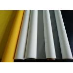 120 Mesh White / Yellow Polyester Printing Mesh / Bolting Cloth 100% Polyester Material