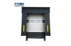 China Steel Frame Loading Dock Seals 3mm Spring Balance PVC wearproof Retractable Shelter supplier