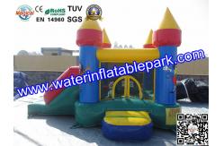 China EN71 Mini Inflatable Bounce House Slide Combo For Kids Party supplier