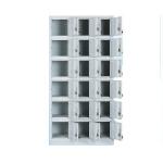 18 Door Key Lock Metal Storage Cabinet For Cell Phone Charge for sale