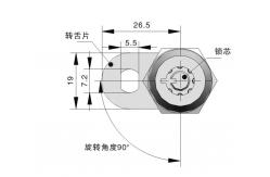 China Cylinder RV Door Lock Pin Tubular Cam Zinc Alloy Drawer Lock supplier