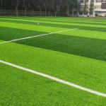 Field Green Football Artificial Turf Grass 40mm Infill Sand Sport Flooring 3/8'' for sale