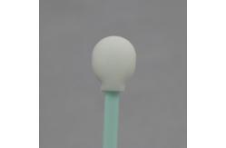 China 125mm Round Lint Free Cleanroom Foam Swabs Pp Stick supplier