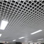 100x100 Aluminum Metal Ceiling PVDF Coating Aluminum Open Cell Ceiling for sale