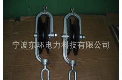 China Anti Lifting Automatic Release Cable Pulling Pulley Rated load 40kN 55kg supplier