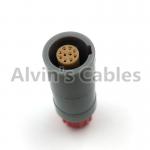 Plastic Lemo 10 Pin Plug PRG.M.10.PLLC39A 10 Pin Medical Connector Push Pull Power Connections 1 Pin for sale