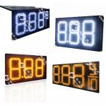 Digital Gas Station Led Price Display Changer Sign 110 220VAC for sale
