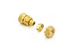 China Brass Pex Fittings with Multiple Surface Options supplier