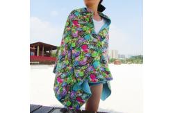 China Screen Print Logo Microfiber Beach Towel With Custom Pattern supplier