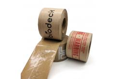 China Single Sided Eco Friendly Brown Kraft Packing Tape supplier