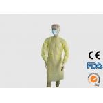 20G Polypropylene Disposable Examination Gowns 120×140cm With Elastic Cuffs for sale