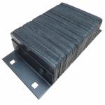 Horizontal Laminated Rubber Dock Bumpers Rectangular Loading Dock Rubber Bumper for sale
