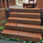 Custom Weathering Steel Staircases for Outdoor Architecture