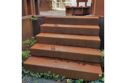 China Custom Weathering Steel Staircases for Outdoor Architecture supplier