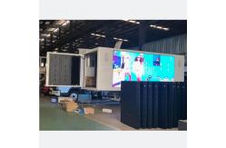 China 16ft Digital LED Advertising Box 3 Sides P6 LED Billboard Mounted on Truck supplier