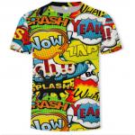 Summer Short Sublimation On Colored Shirts , All Over Sublimation Shirts for sale