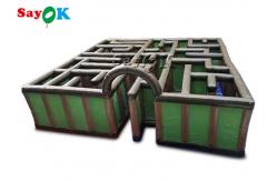 China Inflatable Carnival Games Kids 10x10x2.5m Inflatable Sports Games Obstacle Course supplier