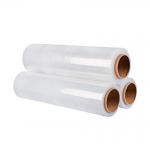 Manual LLDPE clear hand pallet wrap Film Roll For Packing