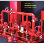 4000GPM Skid Mounted Fire Pump Ductile Cast Iron Casing With 338KW Motor Driver for sale