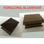 Multifunctional Extruded Wood Grain Aluminum Profile For Kitchen Square Shape for sale