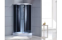 China Curved Corner 4mm Bathroom Shower Cubicle Sliding Open supplier