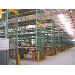 Green Heavy Duty Pallet Racking System , Industrial Steel Storage Racks for sale