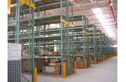 China Green Heavy Duty Pallet Racking System , Industrial Steel Storage Racks supplier