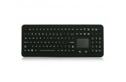 China Ruggedized Silicone Industrial Keyboard With Touchpad, Washable Silicone Medical Keyboard supplier