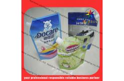 China lovely detergent spout pouch packaging with hang hole supplier
