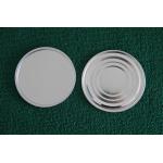 73 mm 300# Silver Aluminum Tinplate Can Bottom 0.23 mm Thickness