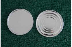China 73 mm 300# Silver Aluminum Tinplate Can Bottom 0.23 mm Thickness supplier