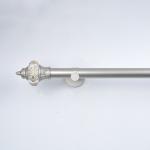 Custom Curtain Pole Accessories 28mm Extendable Window Curtain Rod Set