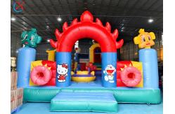 China Inflatable Bouncy House Colourful Obstacle Course Inflatable Fun City Playground supplier