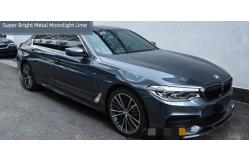 China Moon Lime Gloss Car Wrap Film Air Channel Release 120µm Thickness supplier