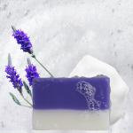 Purple Organic Face Soap Whitening Lavender Coconut Oil Body Care