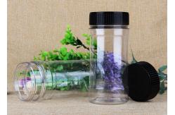 China Recyclable Transparent Clear Plastic Cylinder Food Grade Package With Screw Lid supplier