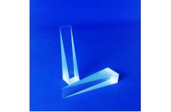 China Transparent Optical Quartz Glass Rectangular Optical Wedge Prism Element supplier