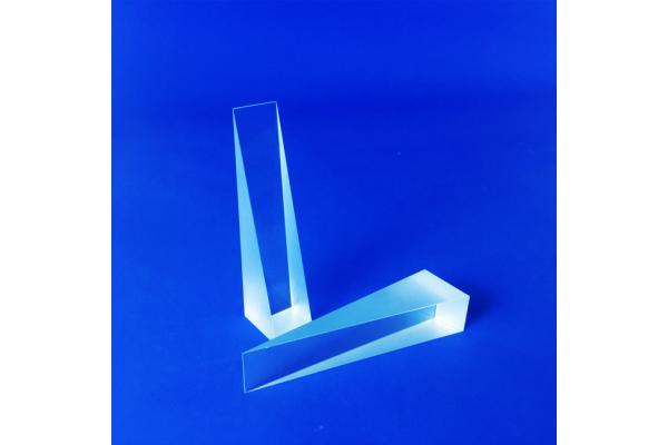Transparent Optical Quartz Glass Rectangular Optical Wedge Prism Element