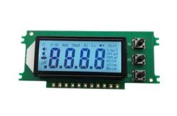 China HT1621 4 Digit 7 Segment LCD Display Module FSTN Screen With White Backlight supplier