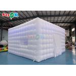 19.7ft Commercial Inflatable Led Light Tent Outdoor Inflatable Air Cube Tent For Party Events for sale