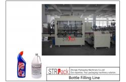 China Automatic Bottle Filling Line 2000-5000 BPH Capacity For Toilet Cleaner Liquid supplier