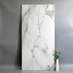 600x1200mm Calacatta White Gold Marble Tiles Living Room Flooring Tiles for sale