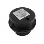 80mm Cut Out Flushed Mounted Recessed Table Mini Socket Outlet for sale