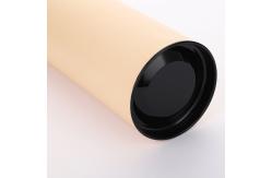China Gold Stamping Paper Composite Cans Custom Cylinder Round Tube Packaging With Lid supplier