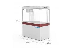 China Mini Table USB Aquarium Fish Tank With Light LED Display 18CM Hight supplier