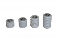 China Light Gray 5kV ANSI A20-1 Porcelain Standoff Insulators supplier