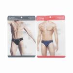 Customize Zipper Clothing Packaging Bag Transparent Underwear Packaging Bag for sale