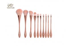 China Artificial Fiber Wool 10 In1 18.8CM Professional Brush Set supplier